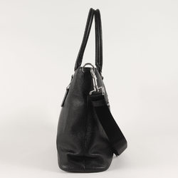 COACH Leather Shoulder Tote Bag / Stylish, Black