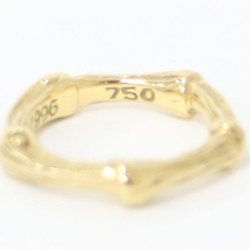 TIFFANY&Co. Tiffany Size: 8 (equivalent to 9-10) Bamboo Ring / 750 K18 YG Gold Luxury