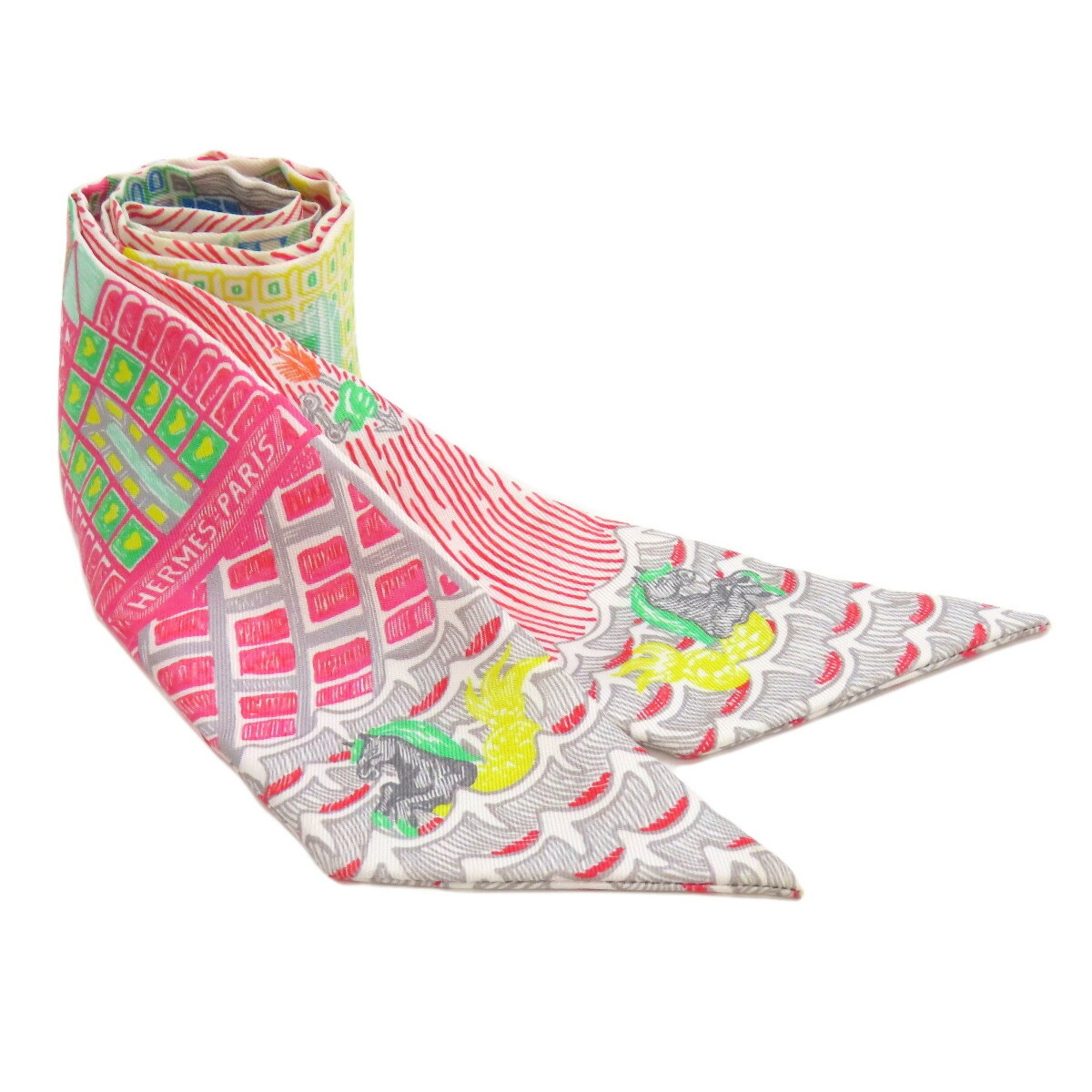 Hermes Twilly Scarf Silk Women's HERMES