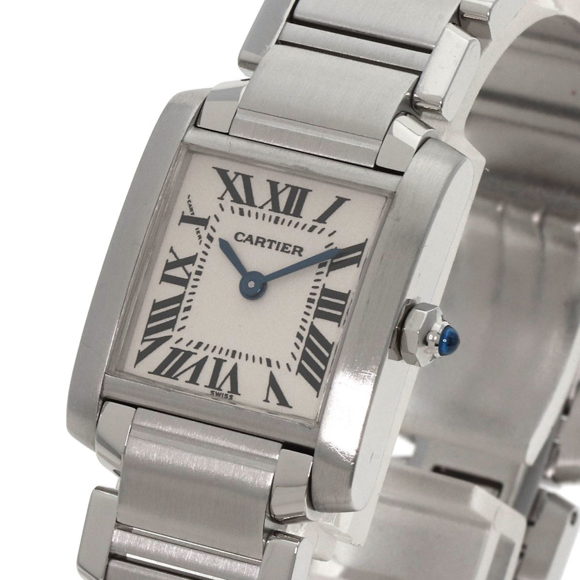 Cartier W51008Q3 Tank Francaise Watch Stainless Steel SS Ladies CARTIER