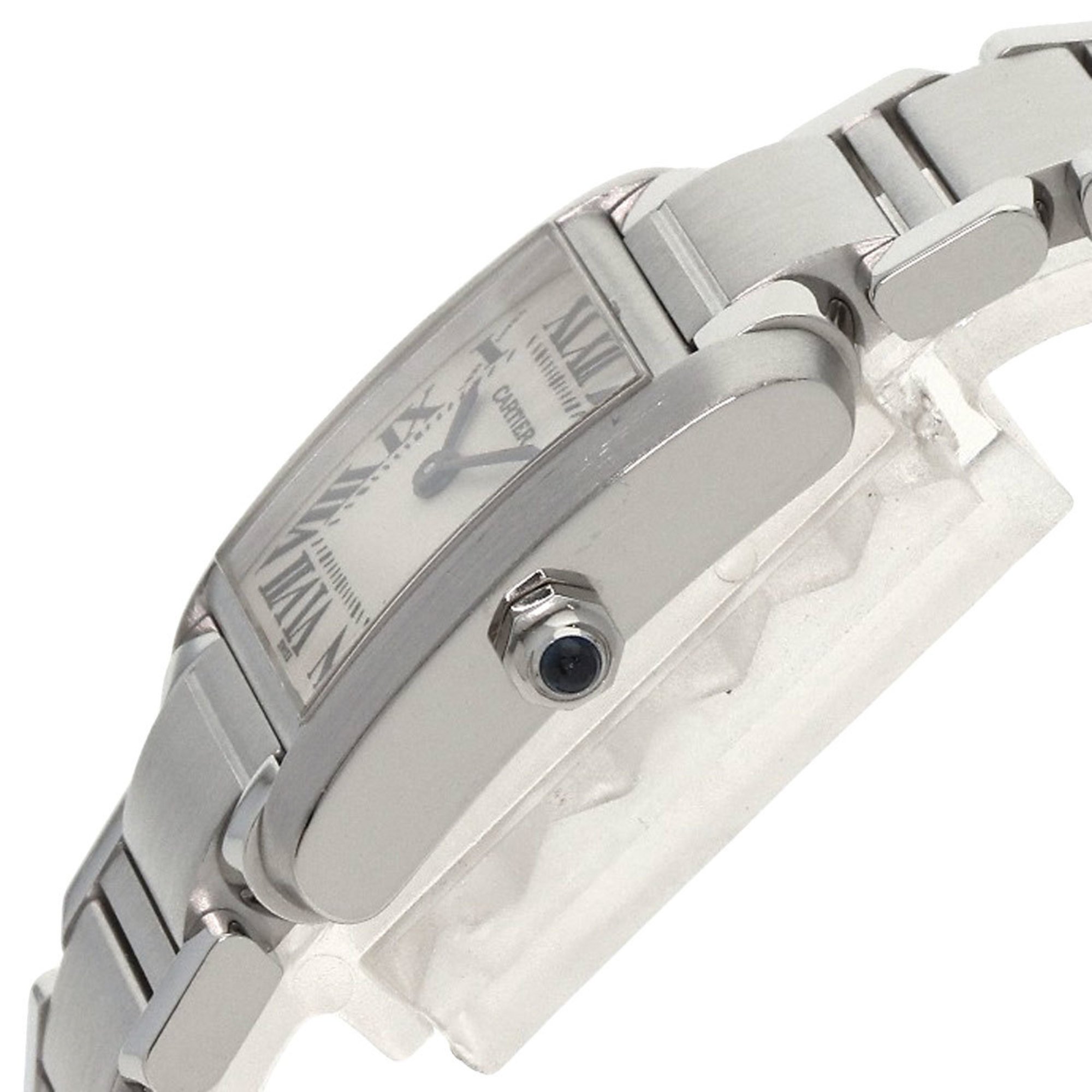 Cartier W51008Q3 Tank Francaise Watch Stainless Steel SS Ladies CARTIER