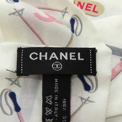 CHANEL Coco Mark Scarf Silk Women's