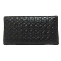 Gucci 449396 Outlet GG Signature Microsima Long Wallet Leather Men's GUCCI