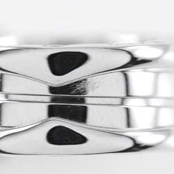 BVLGARI B-zero1 size 10 ring, B-zero1, 2 band, K18 white gold, approx. 8.1g, ladies