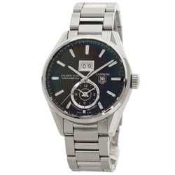 TAG Heuer WAR5010 Carrera Grand Date GMT Watch Stainless Steel SS Men's HEUER