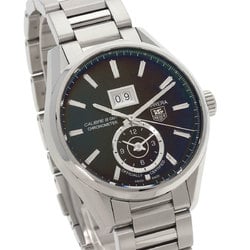 TAG Heuer WAR5010 Carrera Grand Date GMT Watch Stainless Steel SS Men's HEUER