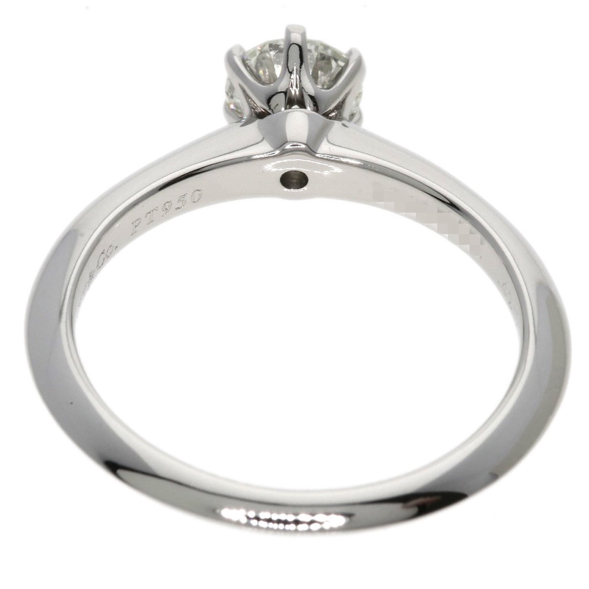 Tiffany Solitaire Knife Edge Diamond Ring, Platinum PT950, Women's, TIFFANY&Co.