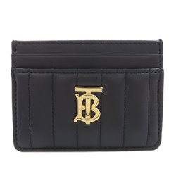 Burberry Business Card Holder/Card Case Leather Women's BURBERRY