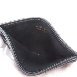 Burberry Business Card Holder/Card Case Leather Women's BURBERRY