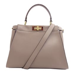 FENDI Peekaboo handbag in calf leather for women