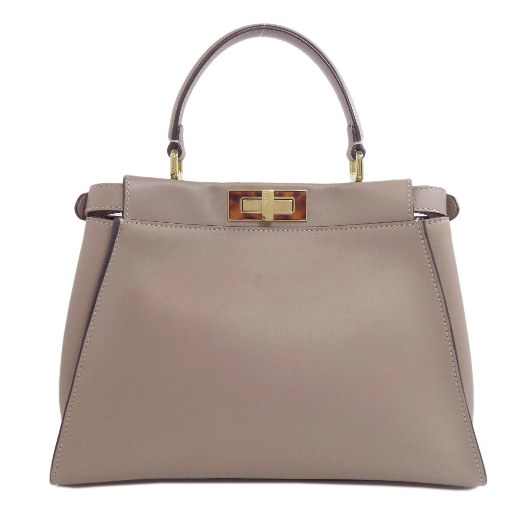 FENDI Peekaboo handbag in calf leather for women