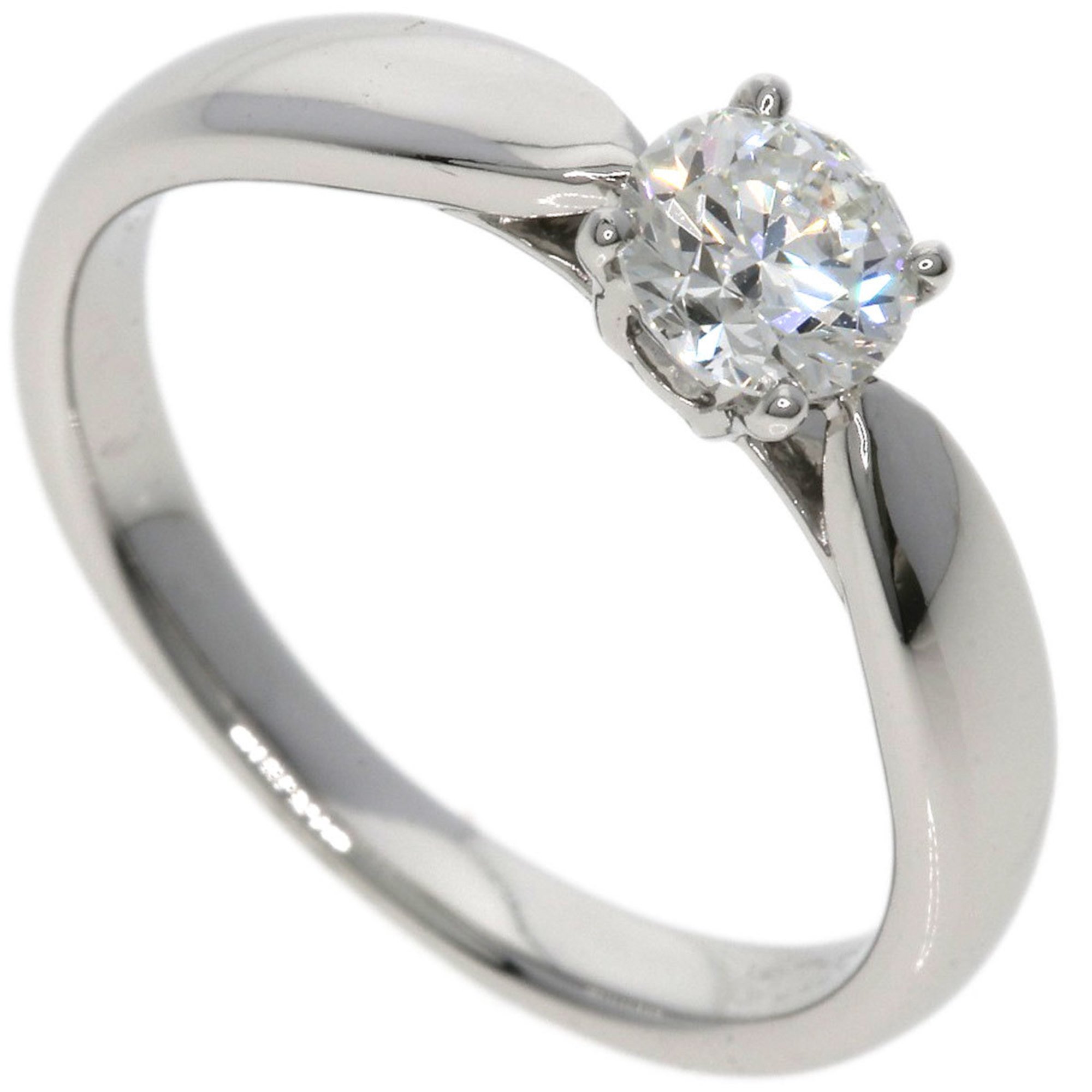 Tiffany Harmony Solitaire Diamond Ring, Platinum PT950, Women's, TIFFANY&Co.