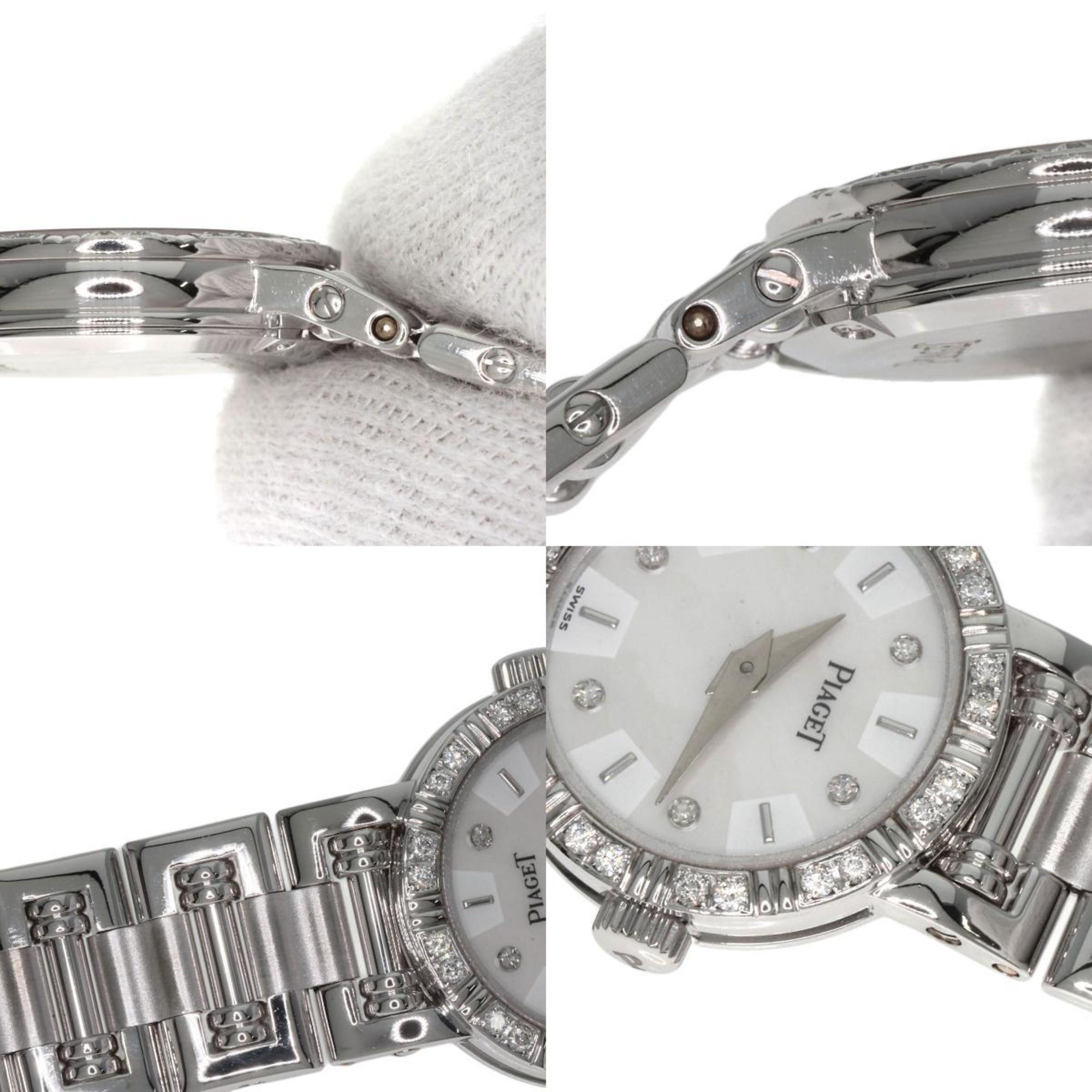 Piaget 5964AK81 Dancer 6P Bezel Diamond Watch K18 White Gold K18WG Women's PIAGET