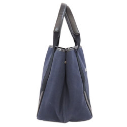 Balenciaga 339933 Navy Cabas Handbag Canvas Women's BALENCIAGA