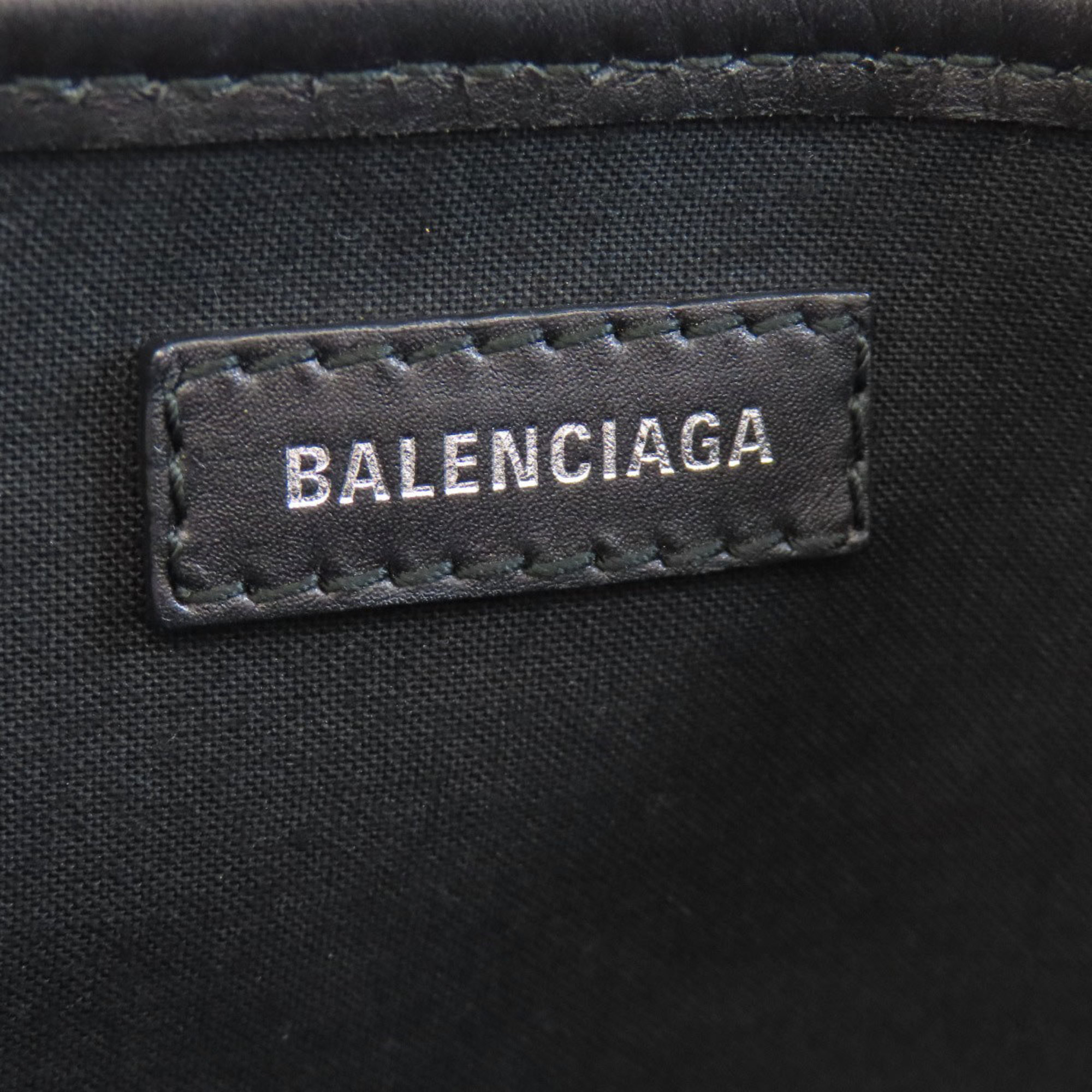 Balenciaga 339933 Navy Cabas Handbag Canvas Women's BALENCIAGA