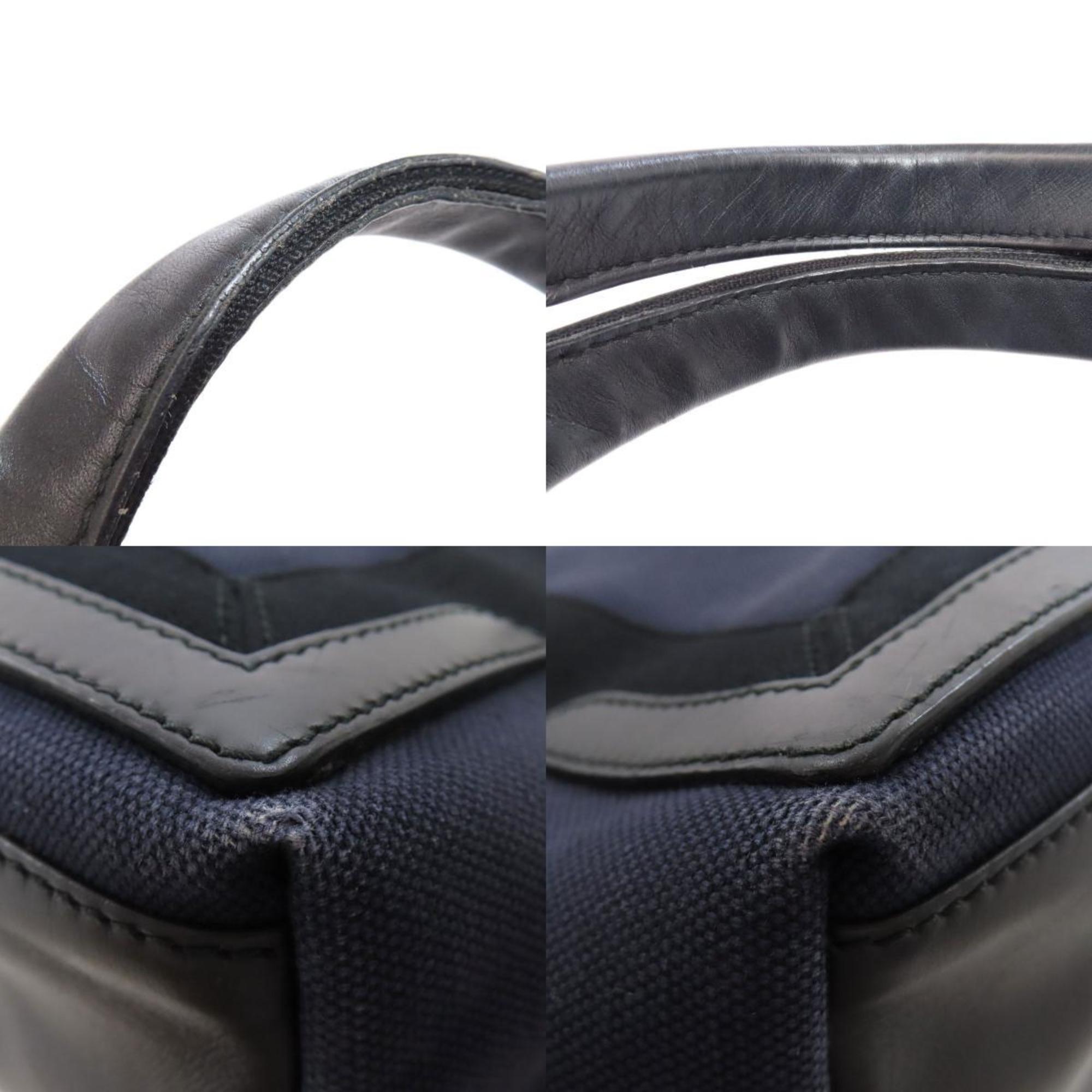 Balenciaga 339933 Navy Cabas Handbag Canvas Women's BALENCIAGA