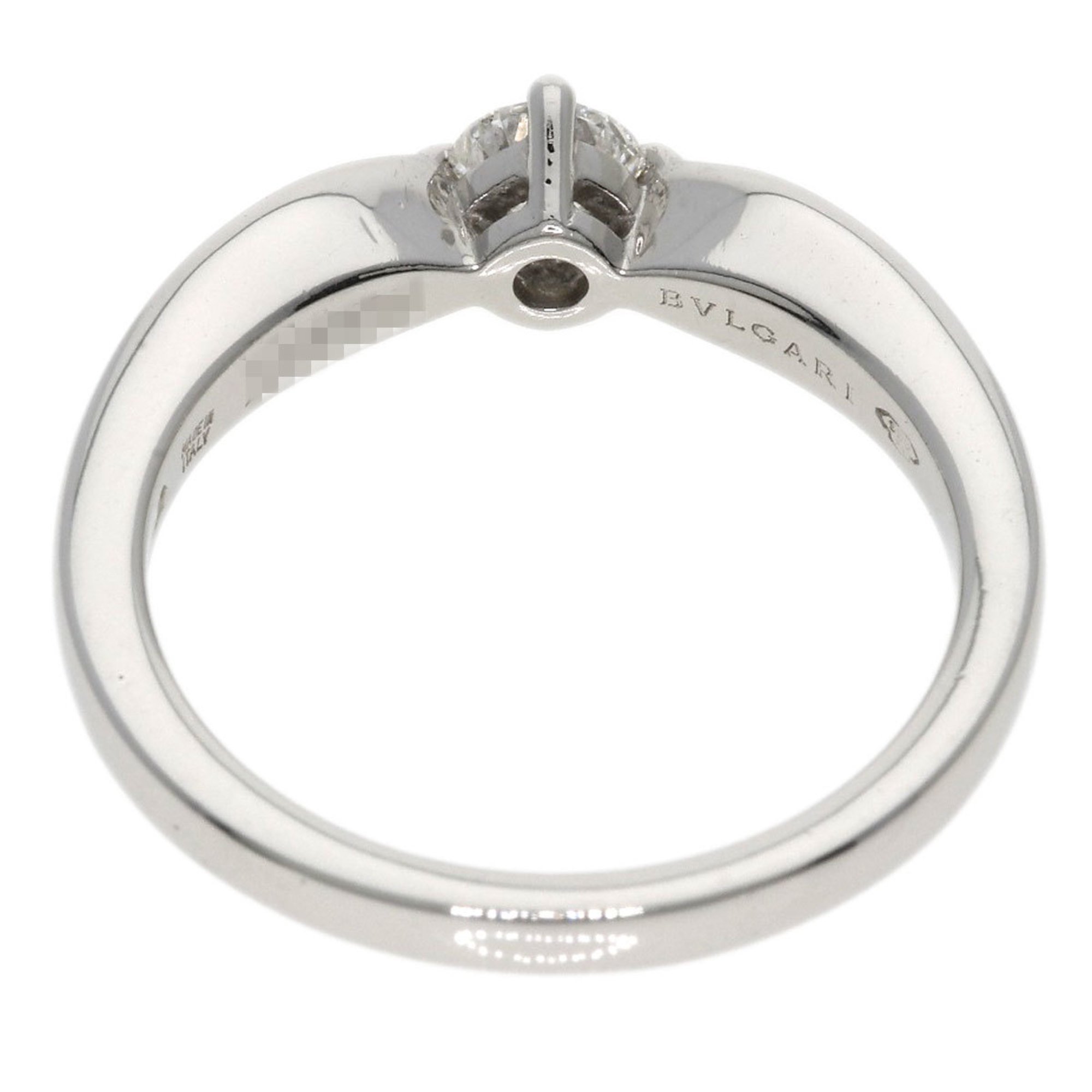 BVLGARI Dedicata Venezia Diamond Ring, Platinum PT950, Women's