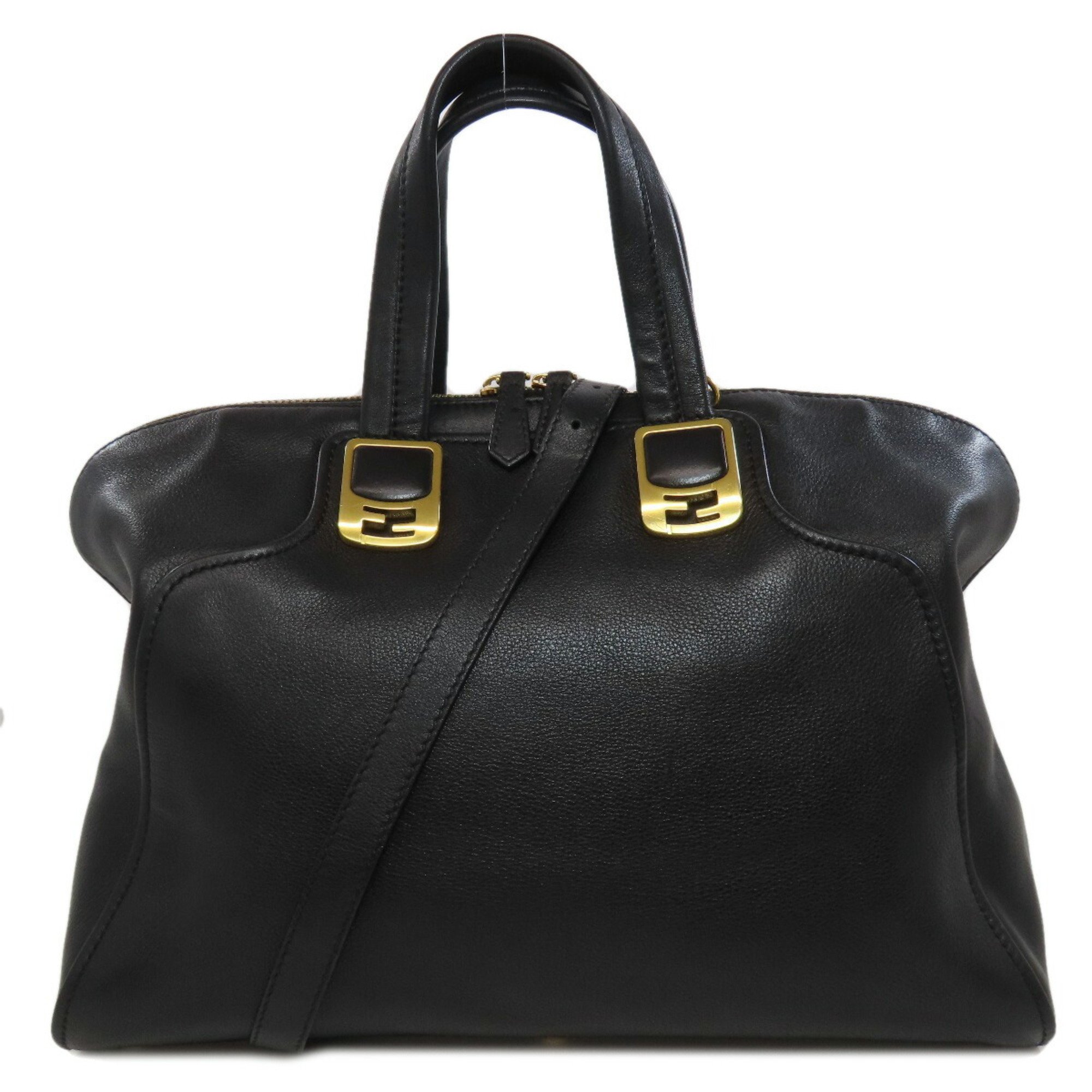 FENDI Tote Bag Leather Women's