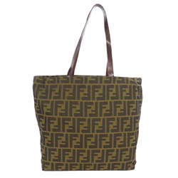 FENDI Zucca pattern tote bag canvas for women