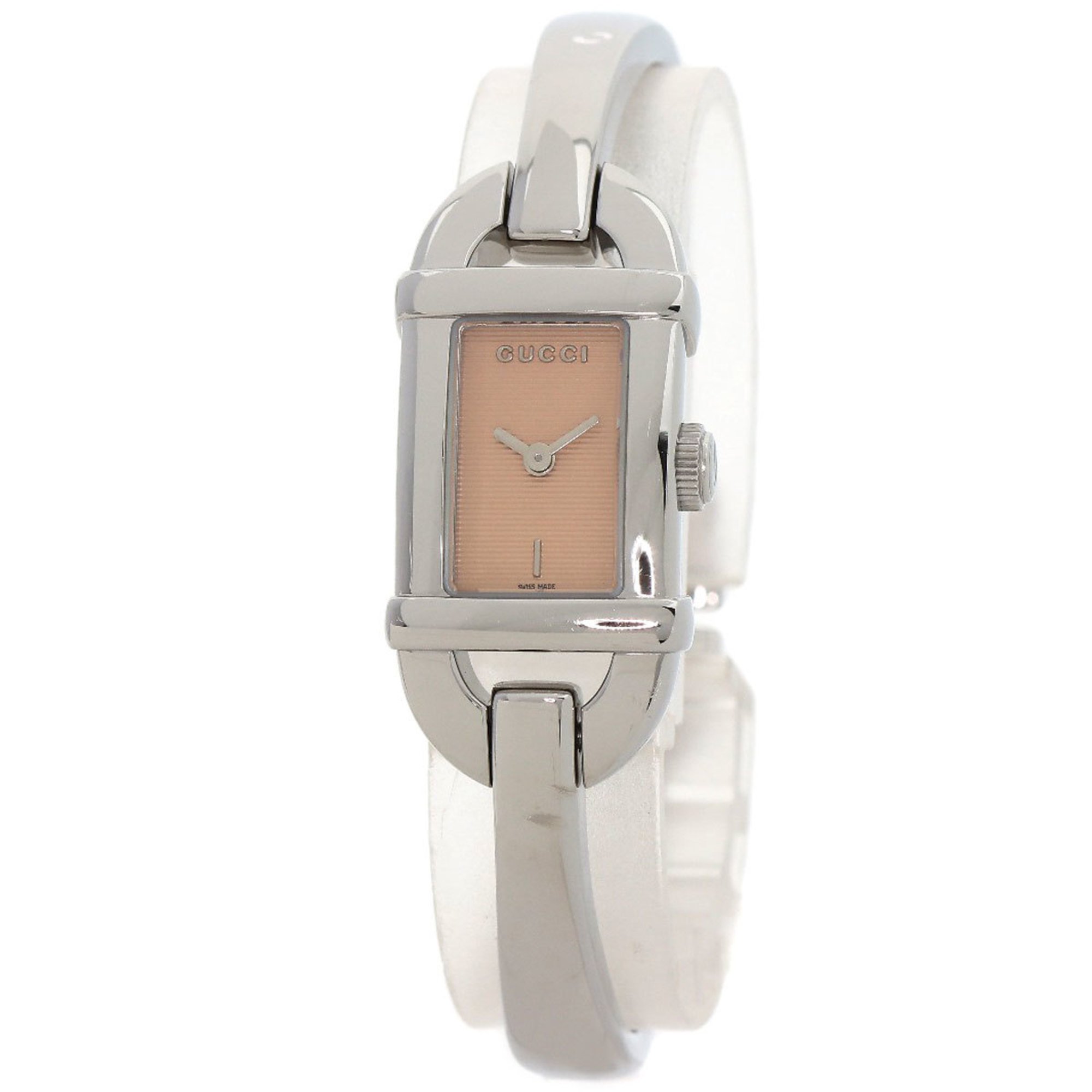 Gucci 6800L Square Face Watch Stainless Steel SS Ladies GUCCI