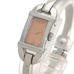 Gucci 6800L Square Face Watch Stainless Steel SS Ladies GUCCI