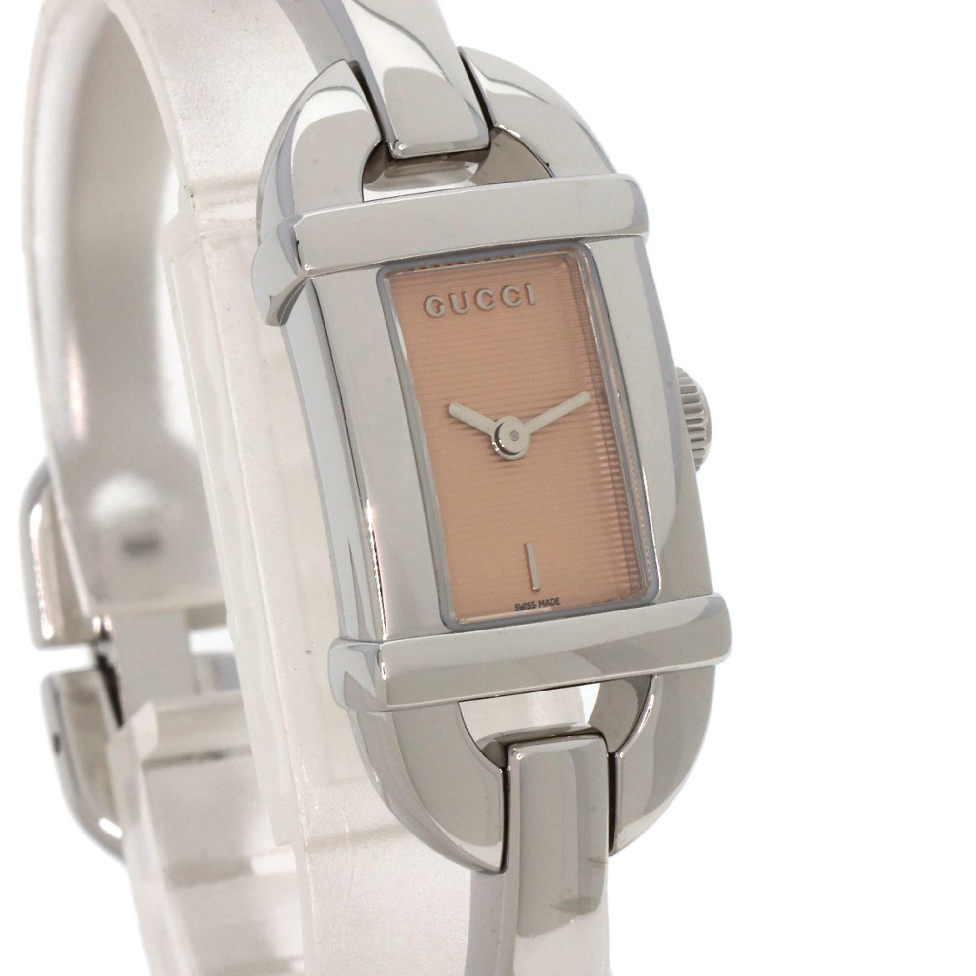 Gucci 6800L Square Face Watch Stainless Steel SS Ladies GUCCI