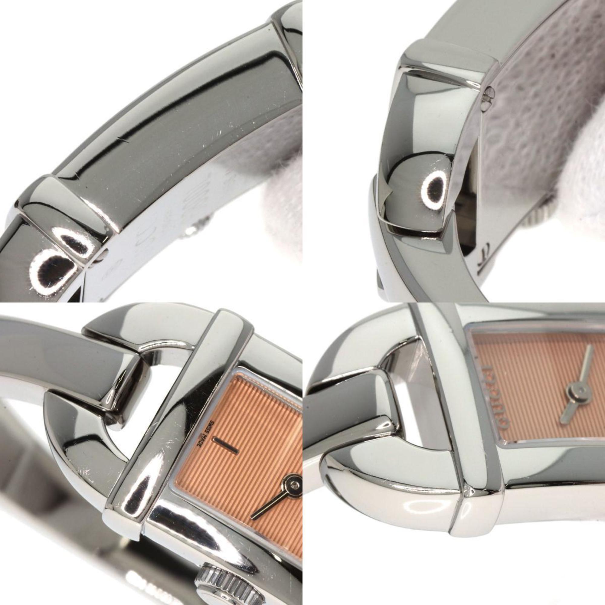 Gucci 6800L Square Face Watch Stainless Steel SS Ladies GUCCI