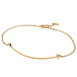 Tiffany T Smile Small Bracelet, 18K Pink Gold, Women's, TIFFANY&Co.