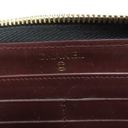 Chanel Matelasse Coco Mark Long Wallet Caviar Skin Women's CHANEL