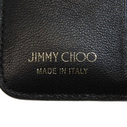 Jimmy Choo Studded Bi-fold Wallet Leather Women's