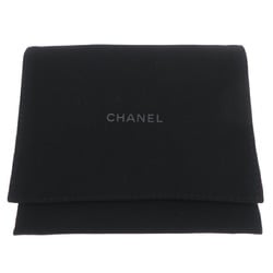 Chanel Seal Matelasse Name Tag Women's Charm Lambskin Black