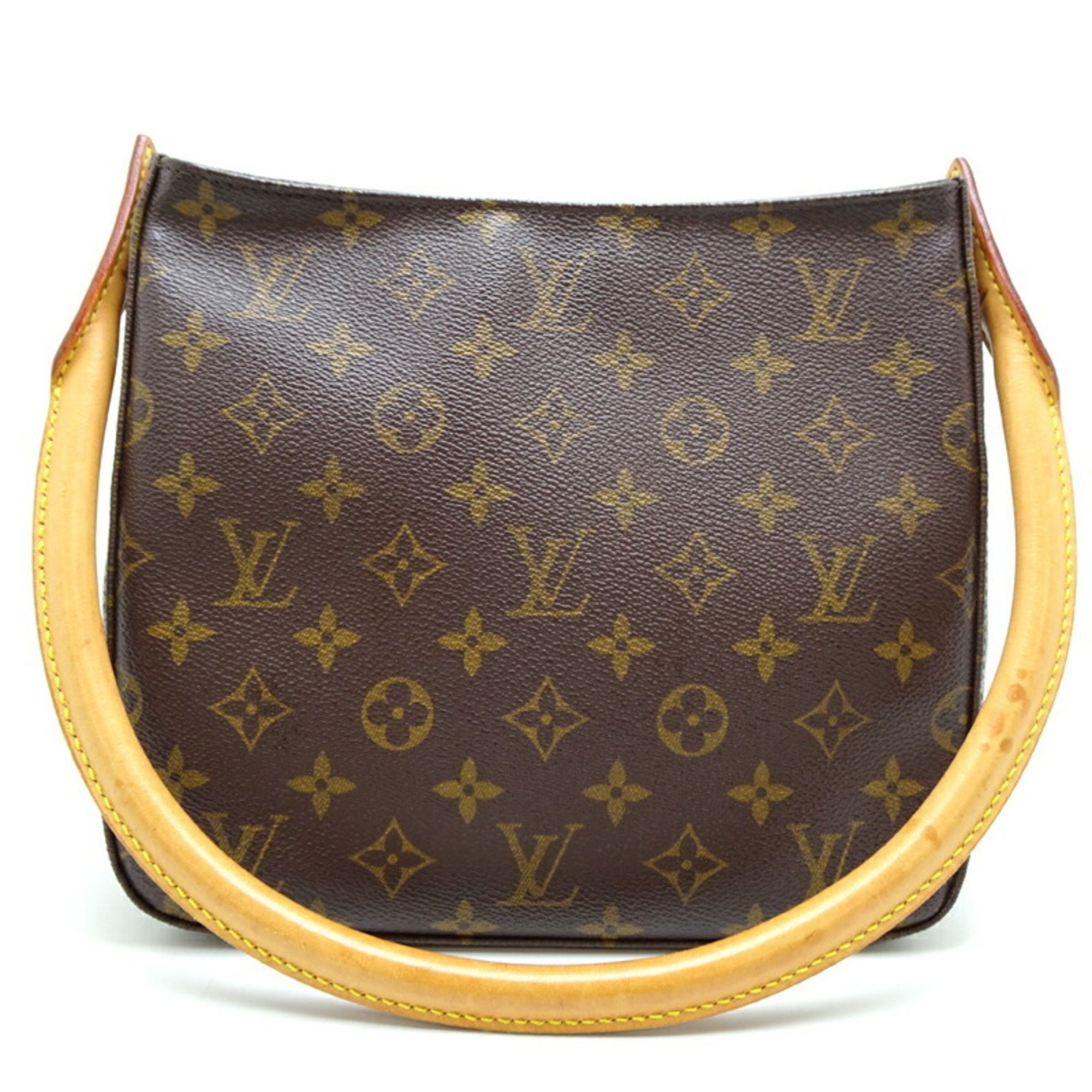 Louis Vuitton Looping MM Women's Shoulder Bag M51146 Monogram Brown