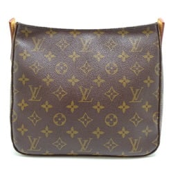 Louis Vuitton Looping MM Women's Shoulder Bag M51146 Monogram Brown