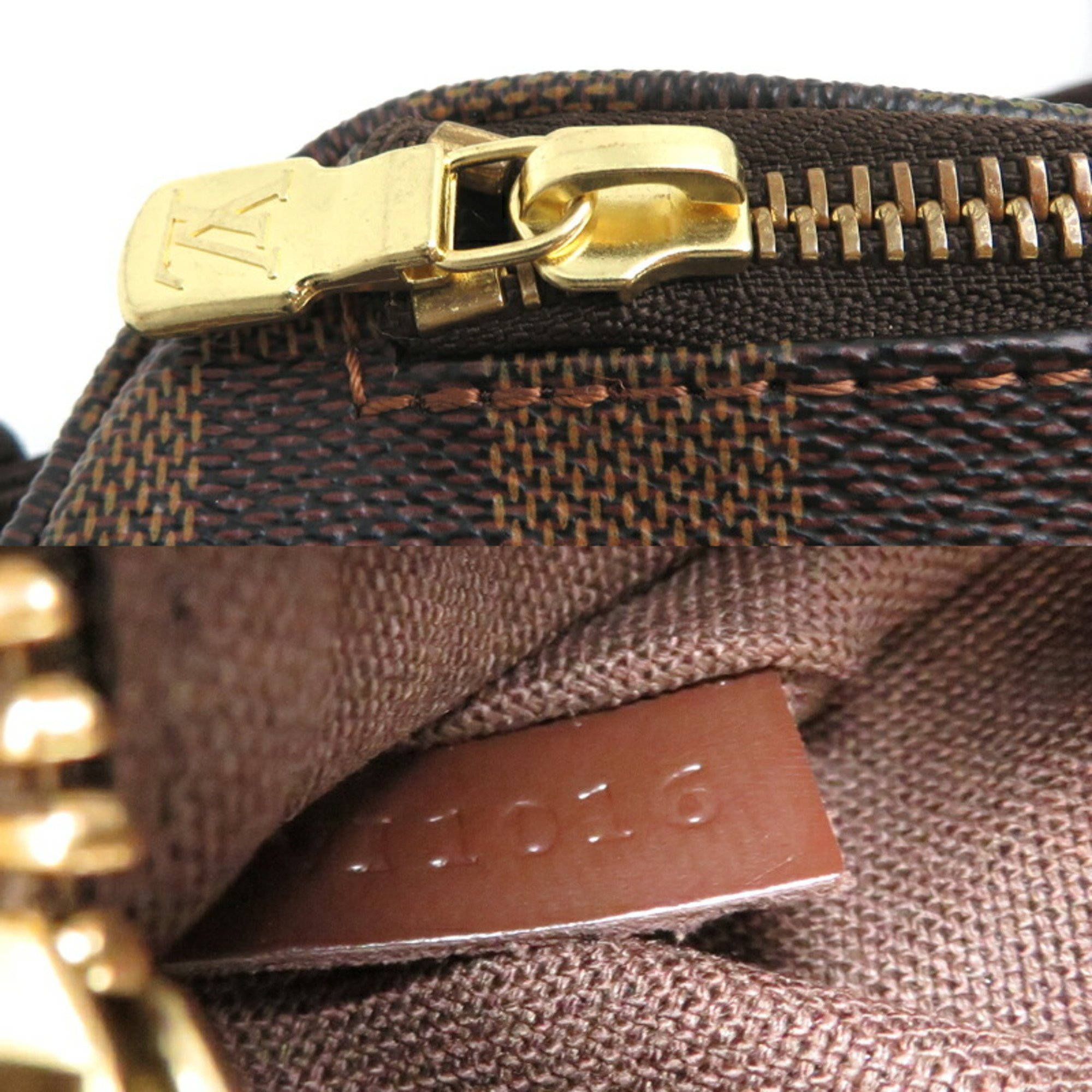 Louis Vuitton Bumbag Melville Women's and Men's Waist Bag N51172 Damier Brown