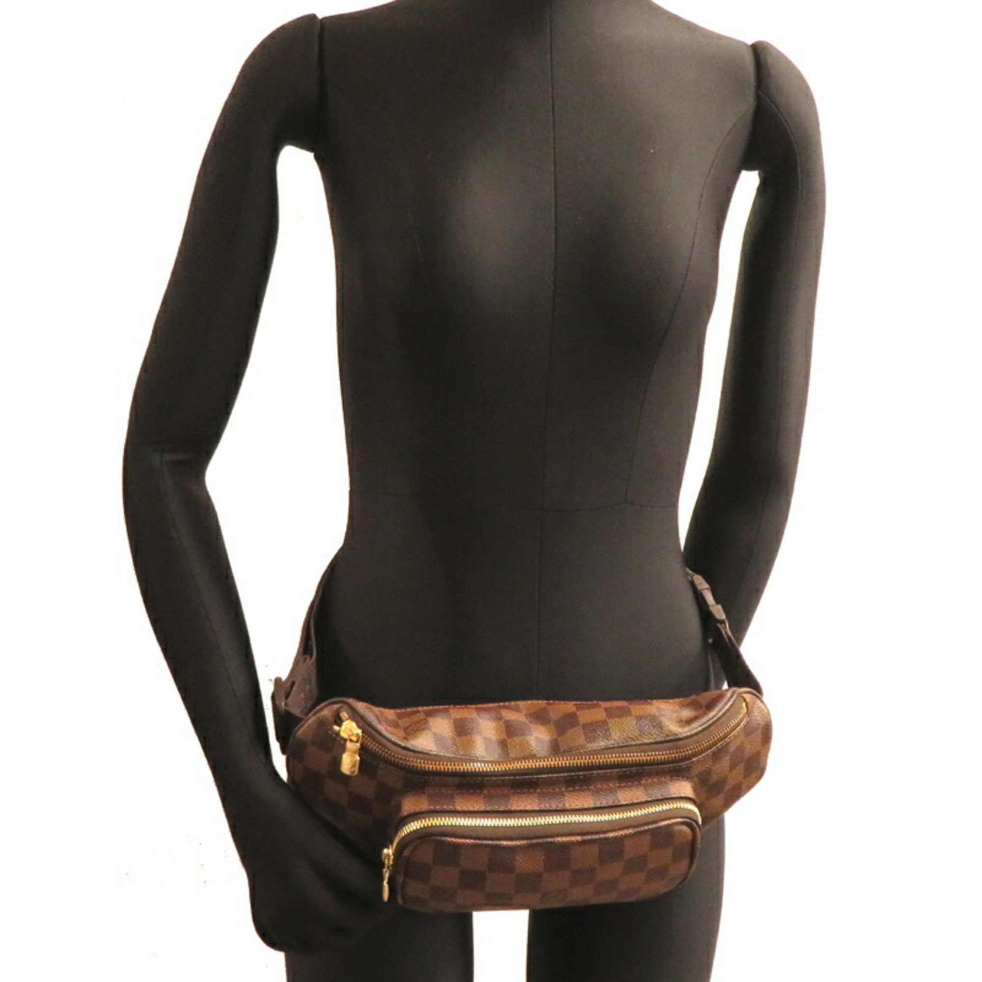 Louis Vuitton Bumbag Melville Women's and Men's Waist Bag N51172 Damier Brown