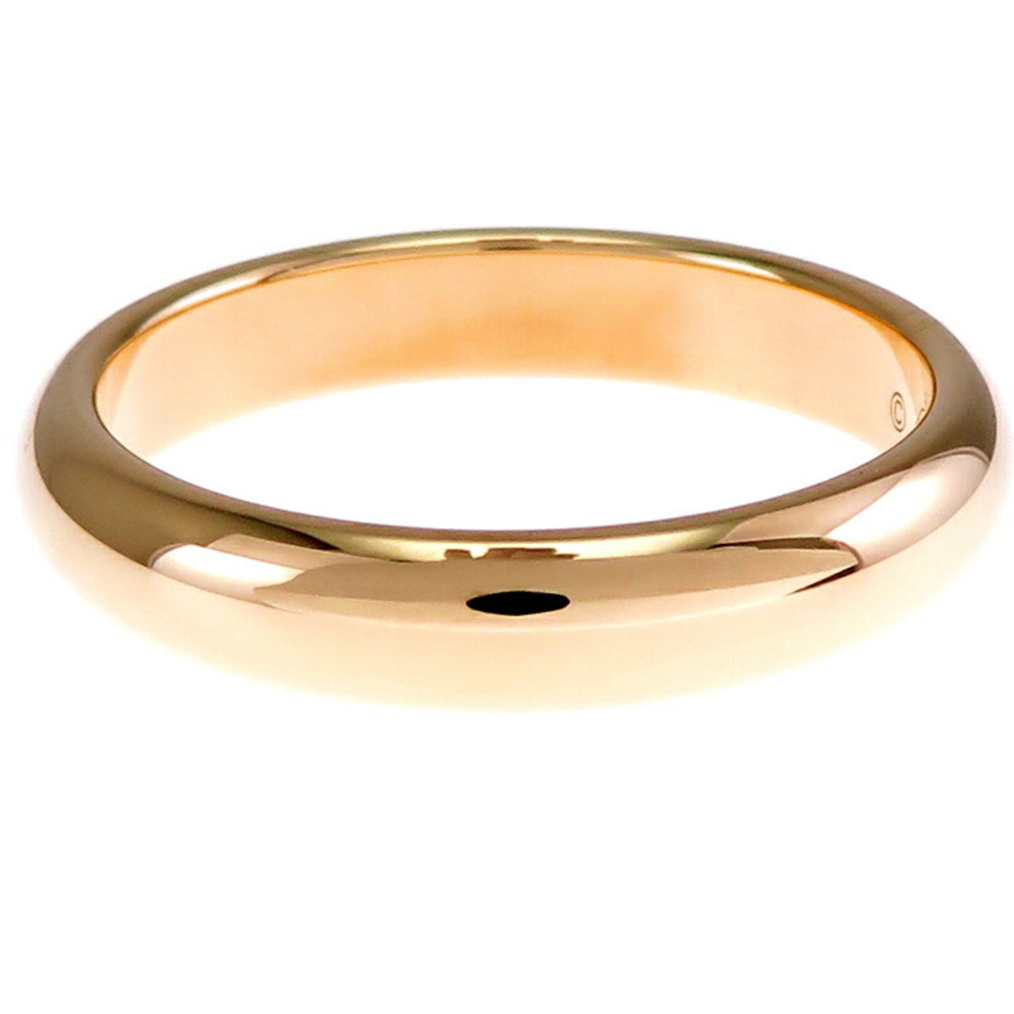 Cartier #52 Wedding Women's Ring, 750 Yellow Gold, Size 12