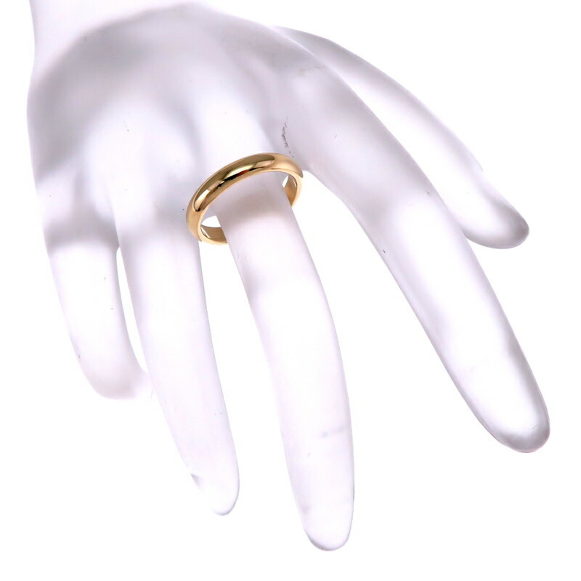 Cartier #52 Wedding Women's Ring, 750 Yellow Gold, Size 12