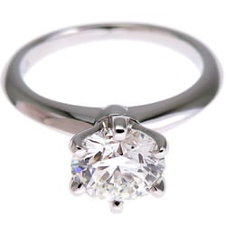 Tiffany 1.04ct Diamond 6-prong Solitaire Women's Ring, Pt950 Platinum, Size 8