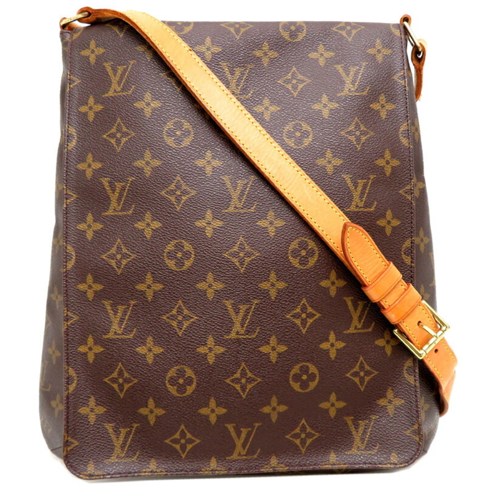 Louis Vuitton Musette Women's and Men's Shoulder Bag M51256 Monogram Brown