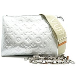 Louis Vuitton Coussin PM Women's Shoulder Bag M57913 Lambskin Silver