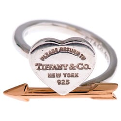 Tiffany RTT Ladies Ring, 750 Pink Gold, Size 10