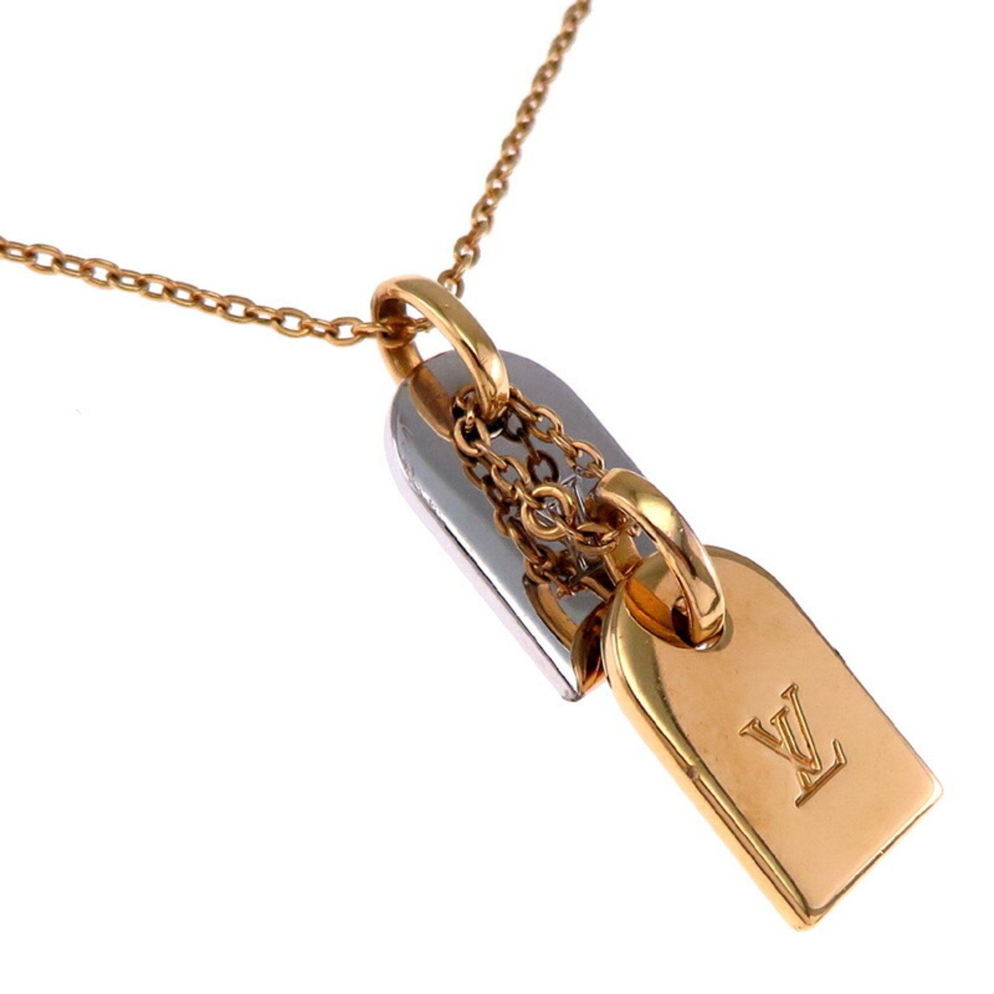 Louis Vuitton Nanogram Women's Necklace M63141 Metal