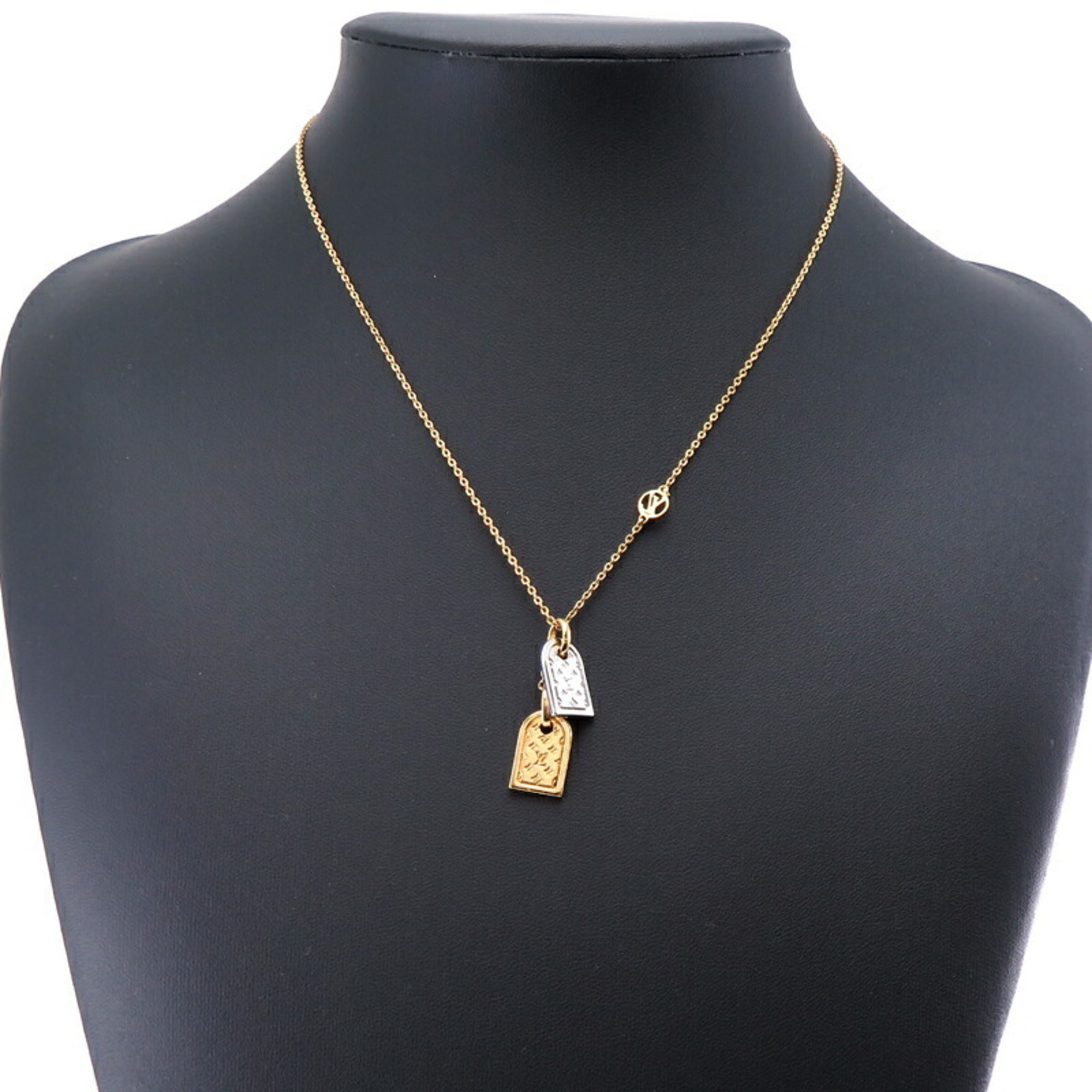 Louis Vuitton Nanogram Women's Necklace M63141 Metal