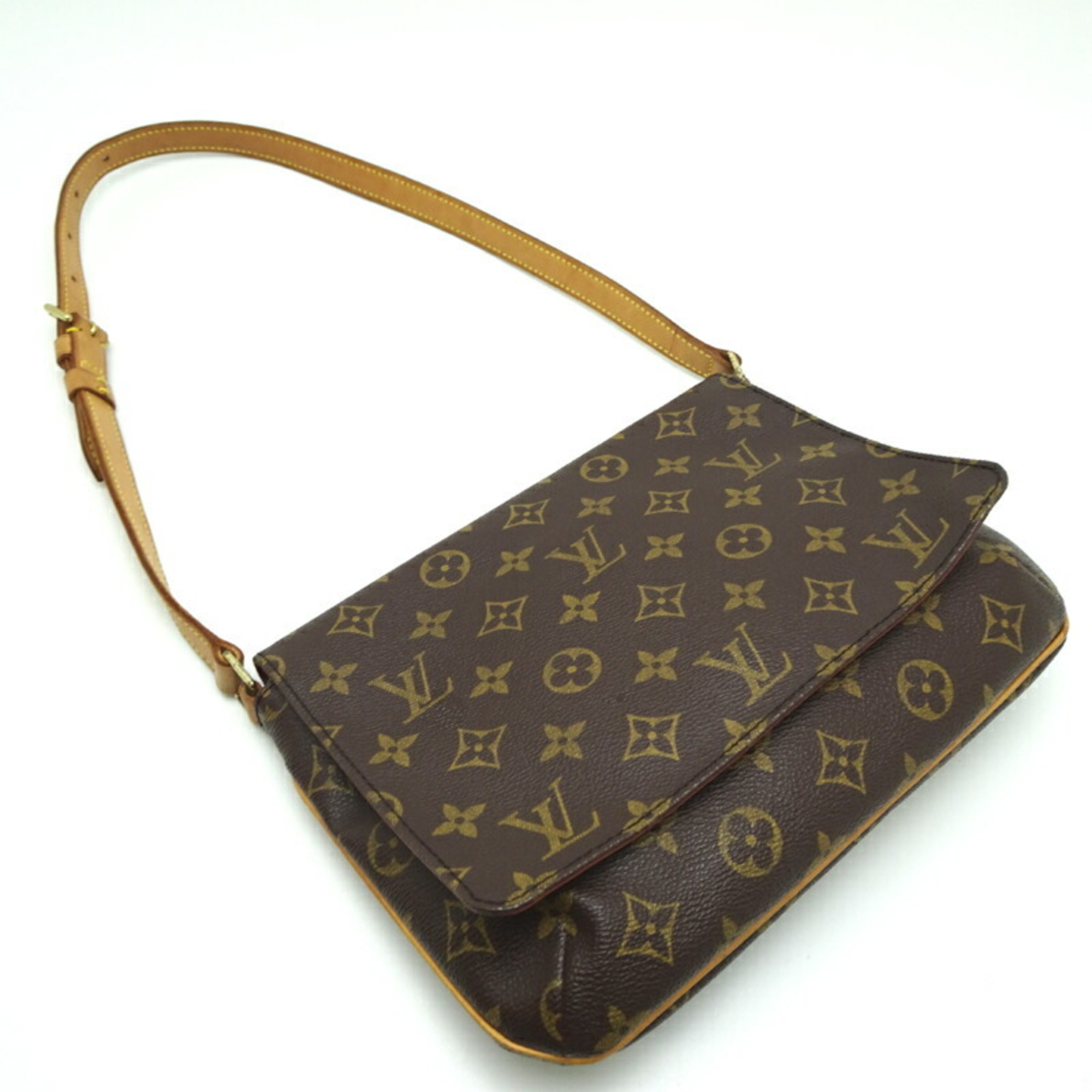 Louis Vuitton Musette Tango Short Strap Women's Shoulder Bag M51257 Monogram Brown