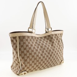 GUCCI Abbey Tote Bag 141472 GG Canvas Brown Type Women's