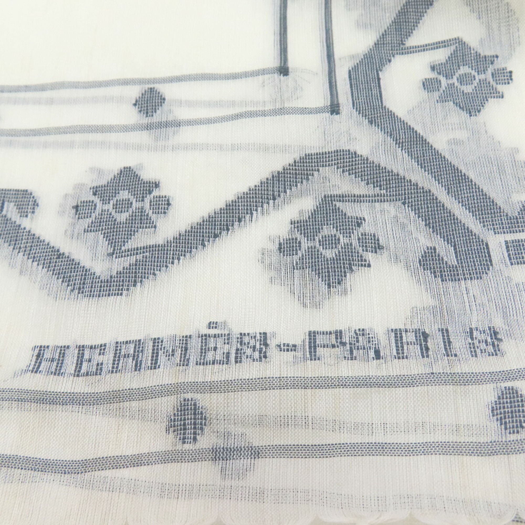 Hermes carriage pattern scarf silk cotton women's HERMES