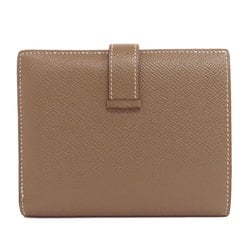 Hermes Bearn Compact Etoupe Bi-fold Wallet Epson Women's HERMES