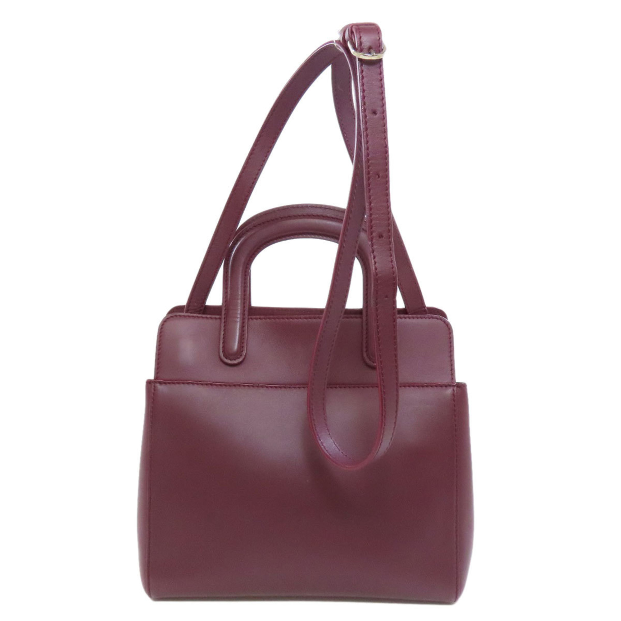 CARTIER handbag leather ladies