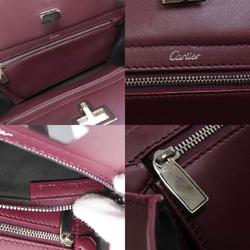 CARTIER handbag leather ladies