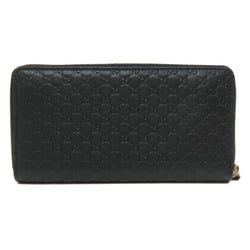 GUCCI 388680 Microsima GG Long Wallet Leather Women's